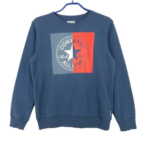 CONVERSE Kid's Boy's Crew Neck Jumper Pullover Sweater Size 13 - 15 y.o. ( XL ) - Picture 1 of 8