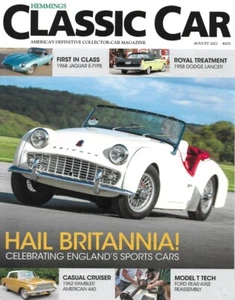 HEMMINGS CLASSIC CAR 2021 AUG - '68 JAG E, '58 LANCER, '62 RAMBLER, MODEL T REAR - Imagen 1 de 1