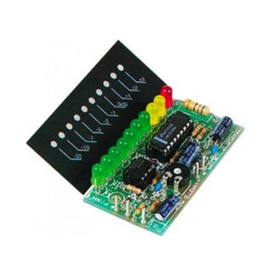 KIT VU-meter Mono scala luminosa 10 LED visualizzazione dot o bar con maschera - Picture 1 of 1