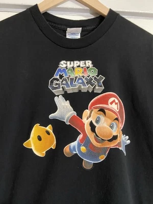 Original 2008 Super Mario Galaxy Shirt Youth XL Used   - Image 1 of 4
