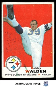 1969 Topps #177 BOBBY WALDEN Pittsburgh Steelers LOW GRADE - Picture 1 of 4
