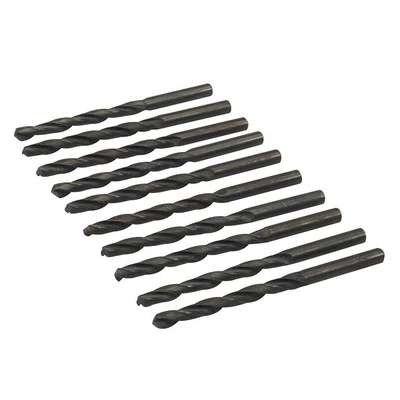 SILVERLINE FORET METAL, MECHES CYLINDRIQUES A METAUX HSS LAMINES 10 x 6 mm