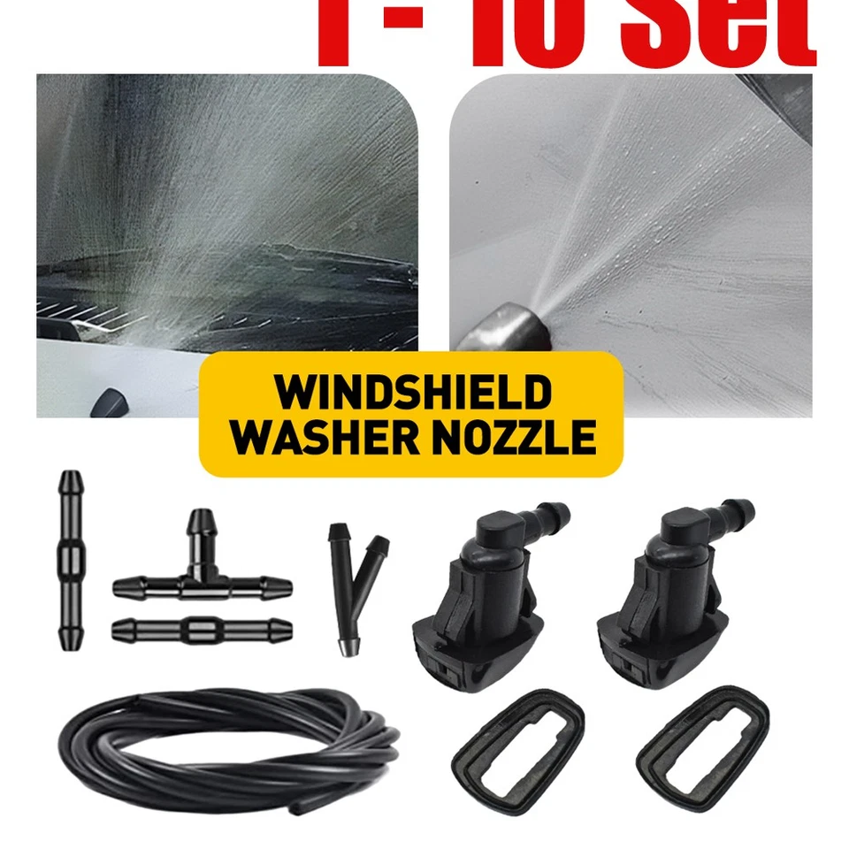 Para Grand 2005-2016 Cherokee Jeep para-brisa bico de pulverização de água jato 1-10 conjunto - Imagem 1 de 4