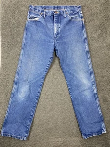 Wrangler Jeans Uomo 35X32 13MWZ Western Rodeo Taglio Cowboy Blu Denim Sbiadito - Foto 1 di 9