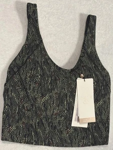 NEW CALIA INSPIRE Scoop Neck Tank Serpent Print Black Size S Top Free Shipping - Picture 1 of 1