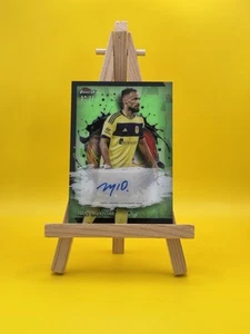 2024 Topps Finest MLS HANY MUKHTAR 52/99 Auto Neon Green Refractor #BA-HM - Bild 1 von 2