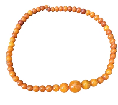 Градуированный набор янтарных бусин Butterscotch - Изображение 1 из 4
