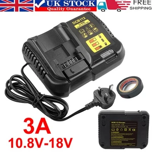 Battery Charger Replace for Dewalt DCB112 10.8V-18V DCB182 DCB200 DCB184 DCB180 - Picture 1 of 15