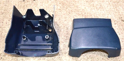 1990-1992 TOYOTA COROLLA STEERING COLUMN COVER TRIM SHELL BLUE 1 BAD HOLE!!!!! - Изображение 1 из 4