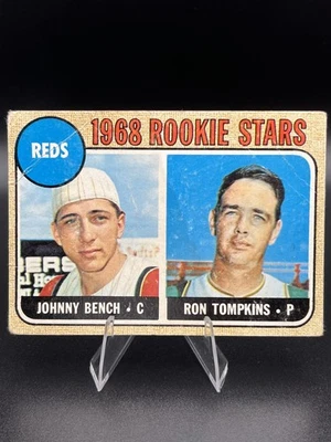 1968 Topps Baseball - Reds Rookies: Johnny Bench #247 FR/GD - Изображение 1 из 3