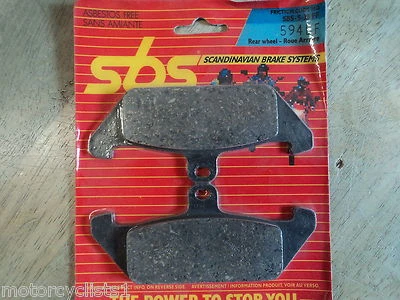 PASTILLAS FRENO TRASERAS SBS MOTO-MORINI 501 EXCALIBER 350 EXCALIBUR 86 594LF Foto 1 de 2