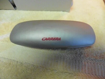 uno NUEVO Estuche Rígido Carrera Auténticos Gafas Gris Foto 1 de 2