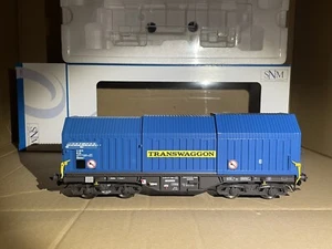 SNM/Lenz Teleskophaubenwagen Güterwagen Transwaggon Spur 0 1:45 - Bild 1 von 7