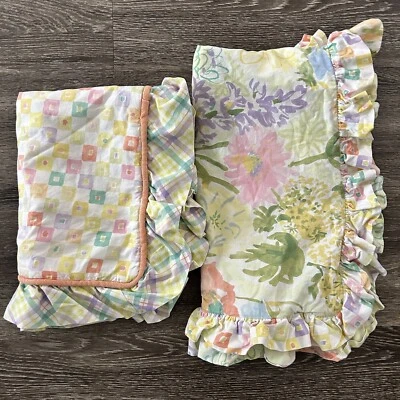 Juego de 2 fundas con volantes Legacy A Ryan Company - King Floral - Cuadros estándar a cuadros Foto 1 de 4