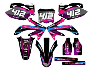 2008 CRF 450 R SURGE Pink Senge Graphics Kit Compatible with Honda - Picture 1 of 10