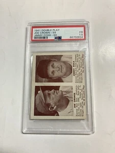 PSA 1.5 1941 Doppelspiel Jimmy Foxx Joe Cronin schöner 59, 60 - Bild 1 von 2