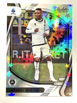 2021-22 Panini Chron Absolute Serie A #55 Purple Astro EMMANUEL GYASI - SPEZIA - Image 1 of 2