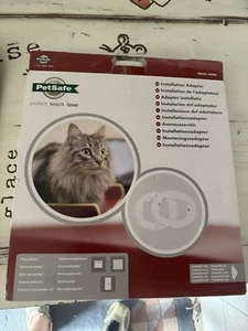 PetSafe Einbauadapter Mikrochip Katzenklappe PAC54-16246 Glas Metall Tür Wände - Bild 1 von 6