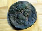 Hadrian, Ae37.9 Medallion, 117-138Ad.Galley.Ancient Roman Imperial Bronze Coins