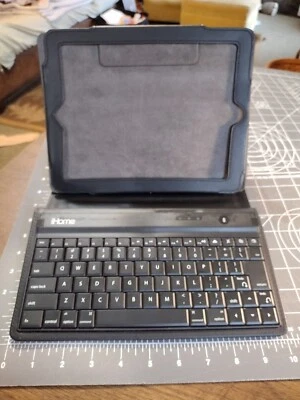 Funda de cuero con teclado Bluetooth iHome para iPad y iPad 2 3 4 5 A486 Foto 1 de 4