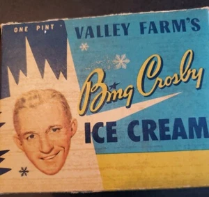 1953 Bing Crosby Valley Farms Eiskarton Creme der Stars Hollywood CA - Bild 1 von 12