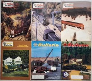 NMRA Bulletin Lot of 6 - 1992 - 1995 - Model Railroading Magazine - Picture 1 of 3