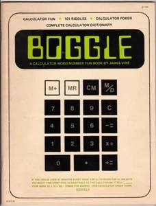 Boggle: A Calculator Word / Number Fun Book by James Vine - Imagen 1 de 7
