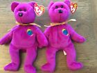 RARE TY “Millenium” Beanie Baby Twins  ALL spelling errors Tush & Hang Tags