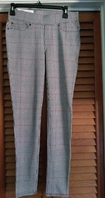 Pantalón Ponte Seven7 Mujer 4 Vías Elastizado Pierna Ajustada Pull On Glen Cuadros Talla S Nuevo con Etiquetas Foto 1 de 4