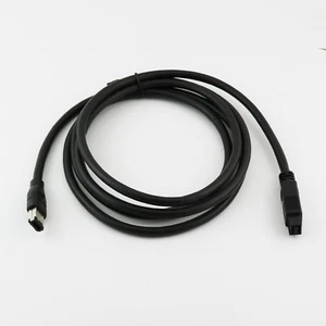 1x Firewire 800 400 9 to 6 Pin Male IEEE1394b BILINGUAL Cable Cord 6ft /1.8m - Picture 1 of 7