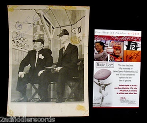 PAUL WHITEMAN - Fotografia a filo originale autografata 5x7 con CONNIE MACK-JSA - Foto 1 di 5