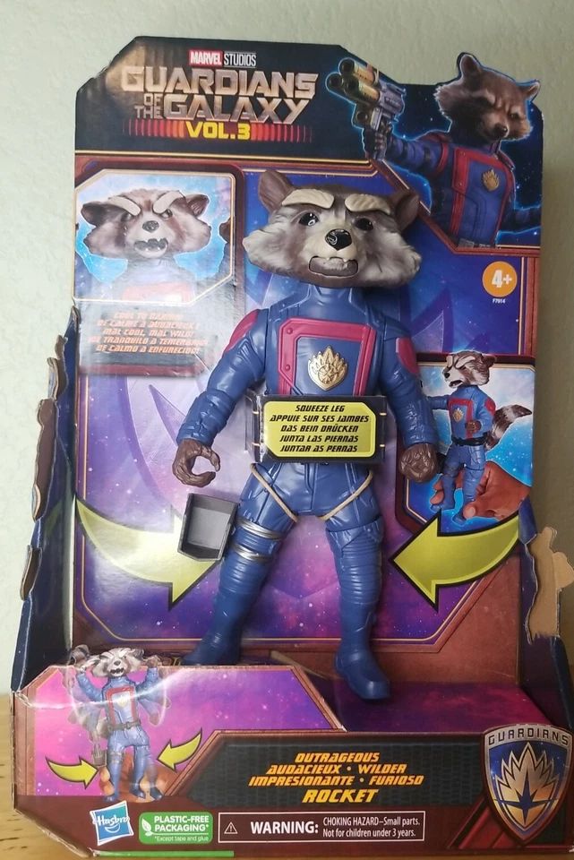 Hasbro Marvel Studios Guardians of The Galaxy Vol. 3 Rocket Action Figure