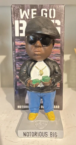 NIB Notorious BIG Biggie Smalls Frank White Brooklyn NETS BASKETBALL Bobblehead Cover