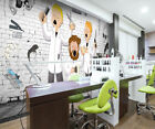3D Haircut Boys Salon ZHUB2783 Wallpaper Wall Mural Removable Self-adhesive Zoe