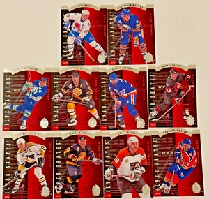 NHL Upper Deck 1993-94 PATTINI ARGENTO fustellato set completo 10 inserti carte H1-H10 - Foto 1 di 2