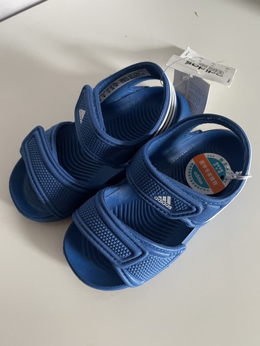Sandali Adidas UK 6K blu ragazzo