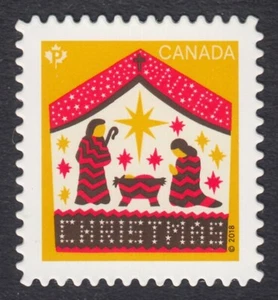 rpq. CHRISTMAS , NATIVITY SCENE = Die Cut from QP = Canada 2018 #3133i MNH - Picture 1 of 1