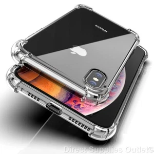 Clear Slim Case Cover For iPhone Shockproof XR X XS MAX 8 7 Plus TPU Transparent - Picture 1 of 12