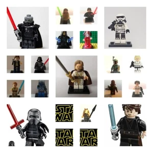Minifigure Star Wars Saga da Games and Comics-LEIA-OBI-WAN KENOBI-YODA-FILM-NEW - Imagen 1 de 78