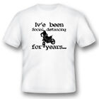 Ive been social distancing for years motorcycle dirt bike black or white tee