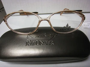 FLEUR DE LIS Eyeglass Frames Style POMPEI in  BROWN 54-14-135 With free case   - Picture 1 of 3