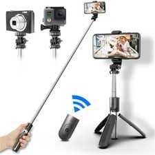 Bluetooth Selfie Stick Stativ für iPhone 12/11 Pro/11/XS/XR/X/8, Samsung, Huawei