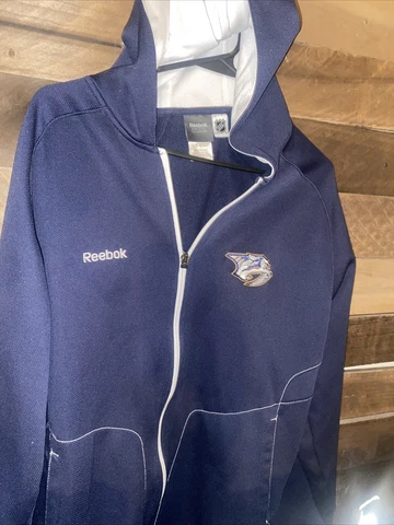 NHL Nashville Preds REBOK Jacket  size L Men’s Center Ice Collection  Predators Cover