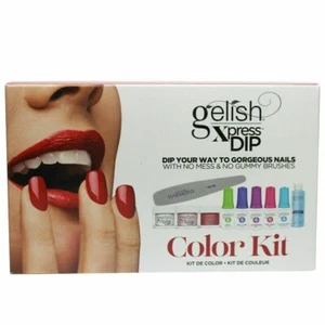 Gelish Harmony Soak off Acrylic Powder Express DIP Manicure Set Color Kit - Picture 1 of 3