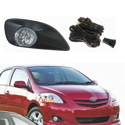 Par de luces antiniebla + bisel para Toyota Yaris sedán Belta 2006-2011 Vios 2007-2011 Foto 1 de 4