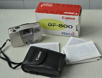 Camera Canon Prima BF-800 Automatic Point & Shoot 35mm Film Camera - excellent - Image 1 of 4