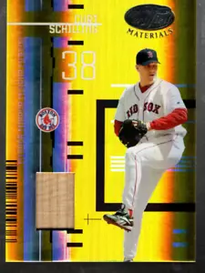 A6318- 2005 Leaf Certified Materials Mirror Bat Gold #30 Curt Schilling Sox /25 - Picture 1 of 2