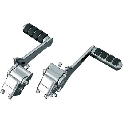 Clavijas de pasajero ajustables cromadas Kuryakyn 4571 para Harley Touring 07-09 Foto 1 de 1