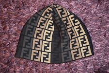 Fendi Zucca Monogram Wool Hat / Beanie Unisex Sz L