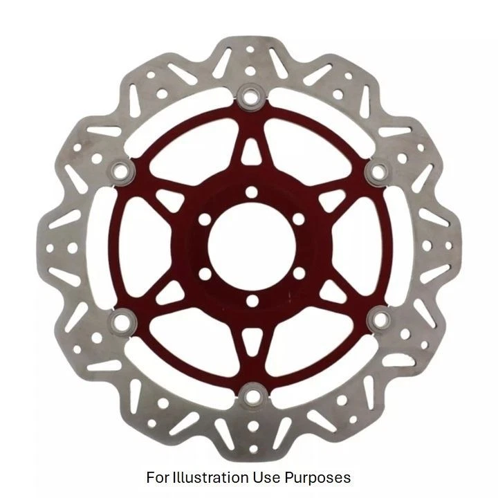 EBC Float Vee Rotor FR Buje Rojo FRHS para Yamaha FZR 1000 EX UP 6 Pistones 1994-1995 Foto 1 de 1